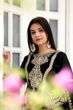 Budget-friendly printed net Chinnon silk suit with dupatta and pants for party wear, single size available