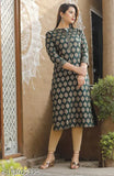 Krishna woman's straight rayon printed kurti