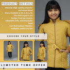 Soft chiffon printed baby jacket, ultimate warmth for 1-8 years, India origin