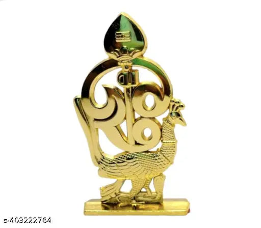 Metal Vel Mayil Murugan idol, small Indian god statue (0.5cm x 0.5cm x 0.5cm)