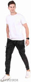 Men's blue denim jogger jeans with six pockets