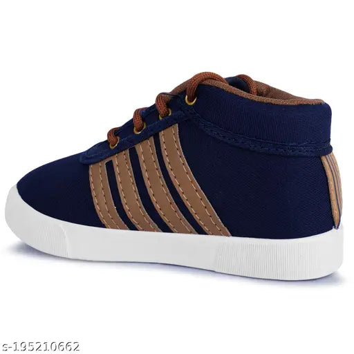 Navy blue, white sole, casual shoes