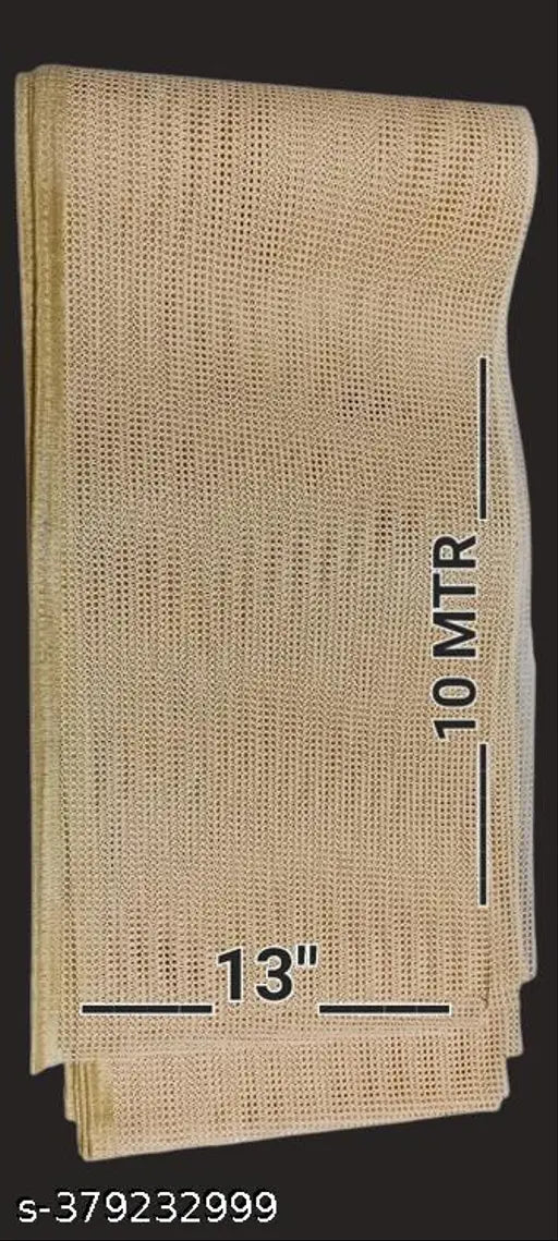 13 inc 10 mtr chiku Color Can Can Fabric Material For Dresses| Lehanga | gown | Skirts..