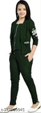 Green and black two-piece dress set for girls, suitable for casual wear or parties at various ages from 45 to 91 years