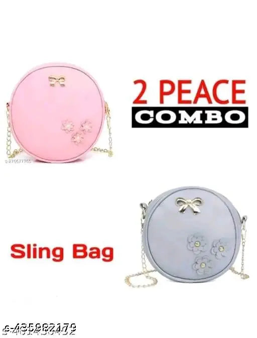 Pink, cloth, cross-body and sling bag with a bow on top