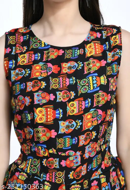 Sleeveless printed maxi crepe jumpsuit for women, Indian festival-ready with elasticated waist and trendy design, made in India
