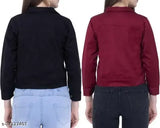 Black and Maroon denim jacket, solid pattern, long sleeves, S-XL sizes, Indian origin
