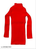 Woolen Unisex Warm Round Neck Full Sleeves Combo T-Shirt/Inner Sweaters for Winter (White,Red,Pink,Black) PACK OF 04