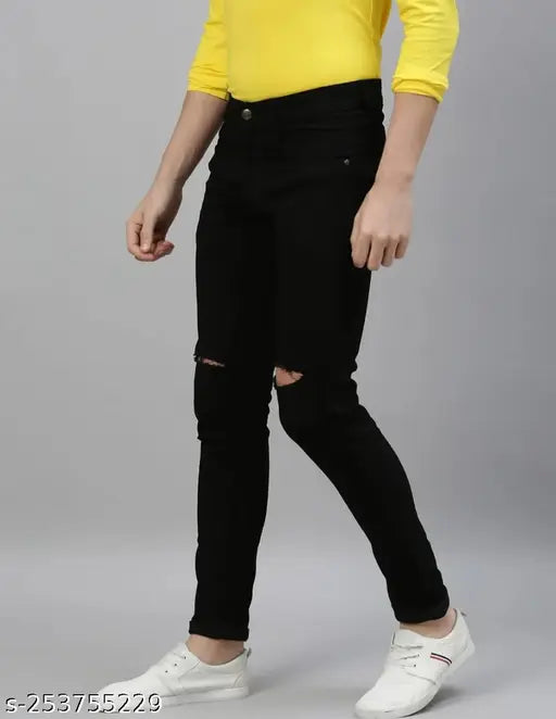 Trend denim jeans, solid net quantity 1, Gillkart Agate branded, waist size 30, length size 40, hip size 32 (Indian origin)