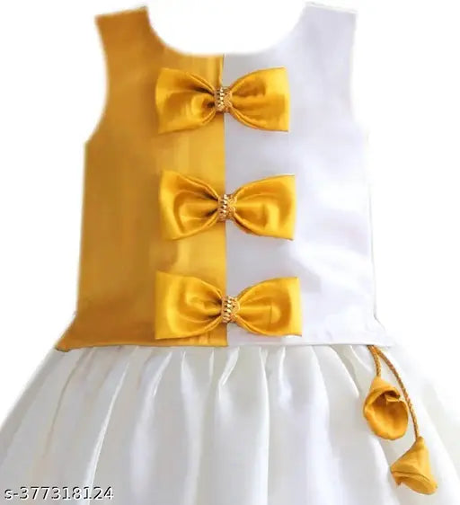 NEW MSMS soft silk lehenga & blouse, sleeveless and solid pattern for children aged 1-7 years