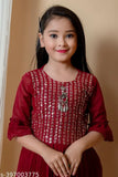 Chiffon kurti pyjama set with dupatta for girls, self-designed Indian fashion in three-quarter sleeves