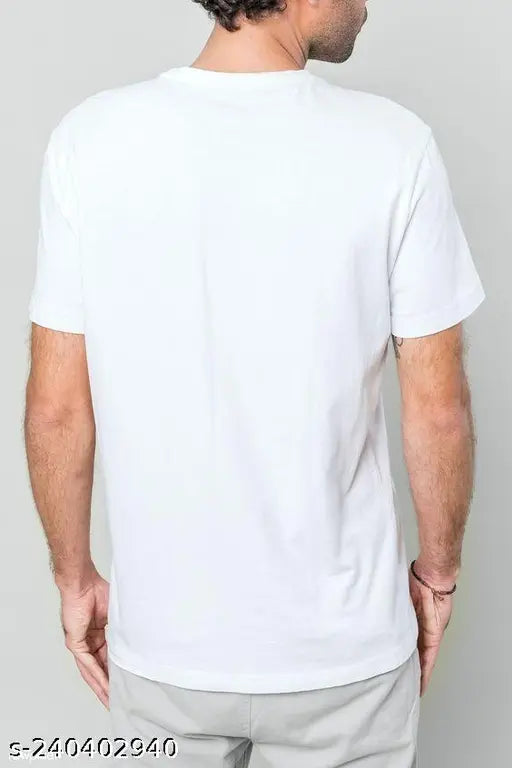 Polyester printed men's t-shirt featuring a cute pandaa design, perfect for making a statement. Size: S (36in chest, 26in length), M (38in chest, 26in length), L (40in chest, 27in length), XL (42in chest, 28in length). Made in India