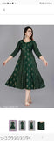 Three-quarter sleeve rayon Arjun 2 green printed combo, Indian ethnic wear for women (M: Bust 38in, L: Bust 40in)