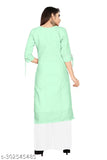 Cotton and rayon Myra Voguish women's kurta set with palazzo bottoms, solid net pattern, three-quarter sleeves. Indian ethnic wear in sizes S, M, L, XL, XXL