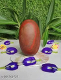 Brown marble Narmadeshwar Shivling, traditional for home puja rituals, pack of 1