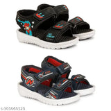 Boys' acrylic sole, EVA slippers sandals - unisex casual flip flops for kids, trendy design by OM FOOTWEAR