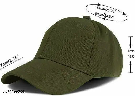 Stylish cotton baseball cap combo pack - trendy unisex caps for kids and adults, India-made solid color design