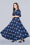 Long kurta with bandhani print