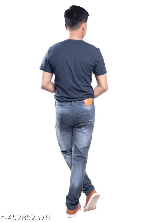 Denim men's jeans dyed/washed, size options available from 28-40 inches