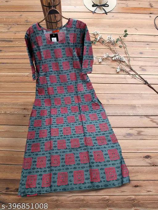 Printed crepe kurta with palazzos, vibrant and short-sleeved, Indian women's fashion