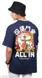 Vosimo men's oversized half sleeve printed cotton t-shirt combo [5 pieces] - versatile fashion wear in sizes S, M, XL, XXL