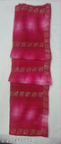 Maroon Matka Silk Scarf