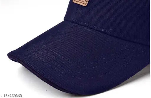 Self-designed cotton baseball cap combo with clear lens aviator sunglasses and matching LED band for men and boys, made in India