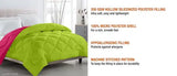 Extra soft, reversible microfiber comforter (220 GSM), all-weather peached fabric, single bed (60x90 inches). Durable and versatile luxury bedding for year-round comfort