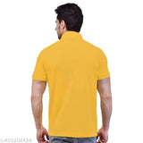 Matty fabric regular fit half sleeves polo t-shirt in multiple attractive colors and plus sizes, comfortable and airy cotton blend quality, ideal for various occasions
