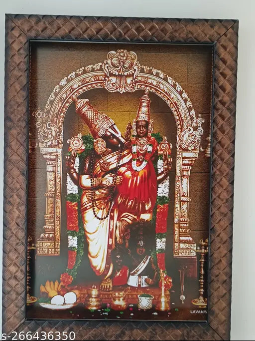 Synthetic resin, Indian-made God Sri Varaha wall hanging photo frame 9*12 inches