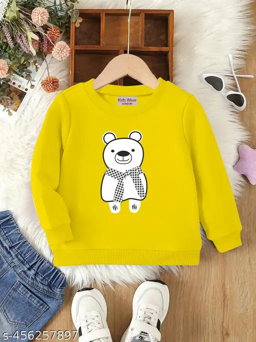 Cotton blend printed kids combo sweatshirt for casual wear, soft and warm, size 0-12 years, made in India Main image