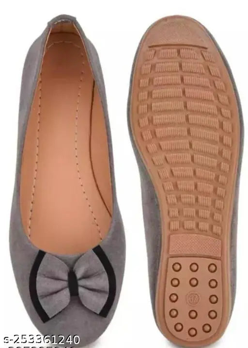 Grey Melange synthetic leather slip-on sneakers for women by Laxmi Yracé (India)