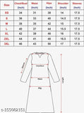 Rayon embroidered Anarkali Kurta, solid three-quarter sleeve Indian traditional dress on mannequin