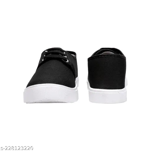 Bersache casual sneakers, kids' shoes with laces, canvas material