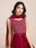Floral embroidery thread work, salwar dupatta, rang rangali, traditional off soulder party dress, summer styles, women's formal wear
