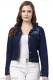 Danim stone denim jacket, solid pattern in women's XL size. Made in India