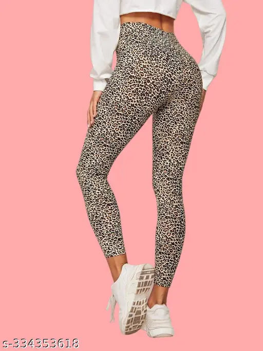 Printed Lycra FashionFusion jeggings for women - 2 pairs, India-made, versatile and comfortable leggings