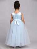 Light blue tulle party dress