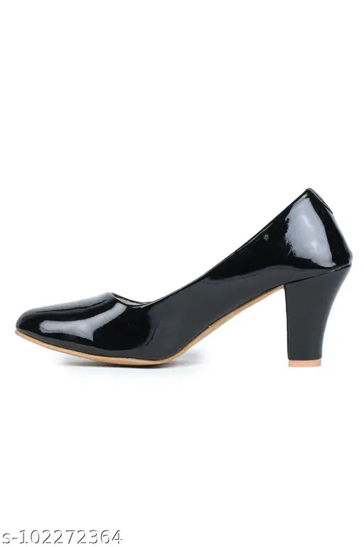 Patent leather, extra soft and comfortable Fashionate Women Bellies Ballerinas in sizes IND-3 to IND-8, Solid design from India