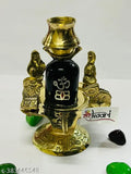 Black brass Shiva Parivar with Shivling, Ganesha, Mata Parvati, and Nandi for Pooja, Abhishek Kalash included