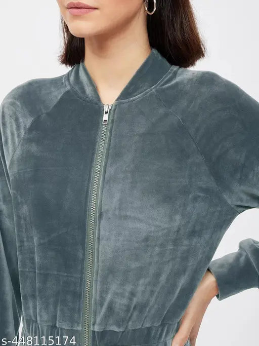 A R J FASHION Full Sleeve Solid Women Jacket