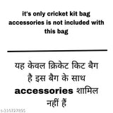 Blue printed polyester cricket backpack and bag with bat holder, suitable for junior players aged 12-16