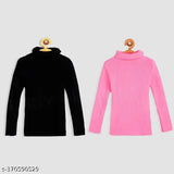 Woolen high neck innerwear sweater pullovers (set of 3) - premium quality wool, soft and skin-friendly for kids winters