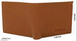 Brown textured two-fold leather men's wallet with premium faux leather finish, featuring 7 card slots, 2 SIM pockets, 2 currency slots, 1 coin box. Ideal for gifting on various occasions like Diwali, Birthday, Dhanteras, Wedding, Anniversary, Rakshabandhan. Compact size fits easily in pocket or travel bag. Handcrafted in India