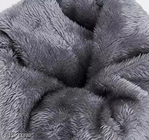 Woolen winter beanie set for kids (unisex), trending, soft fur inside, combo pack of 2