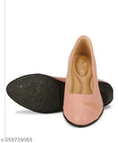 Synthetic colorblocked ballerinas by Sona Traders, slip-on Indian sizes: IND-3, IND-4, IND-7, IND-8, IND-9