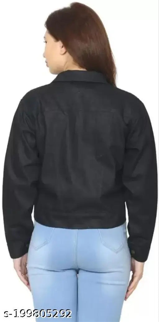 Zippered front black jacket with sleeves, hood, and side pockets