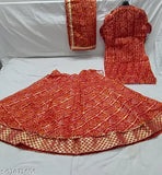 Rajasthani bandhni ghadchola lehenga choli set