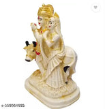 Hindu God Radha Krishna Love Couple Statue, 23cm poly resin figurine for temple, home or office decor
