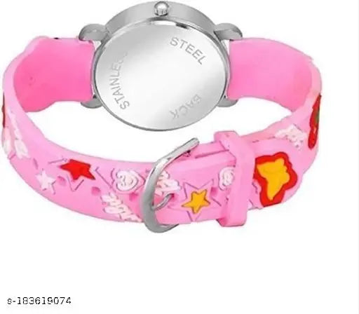Barbie analog watch with free pink band, suitable for kids